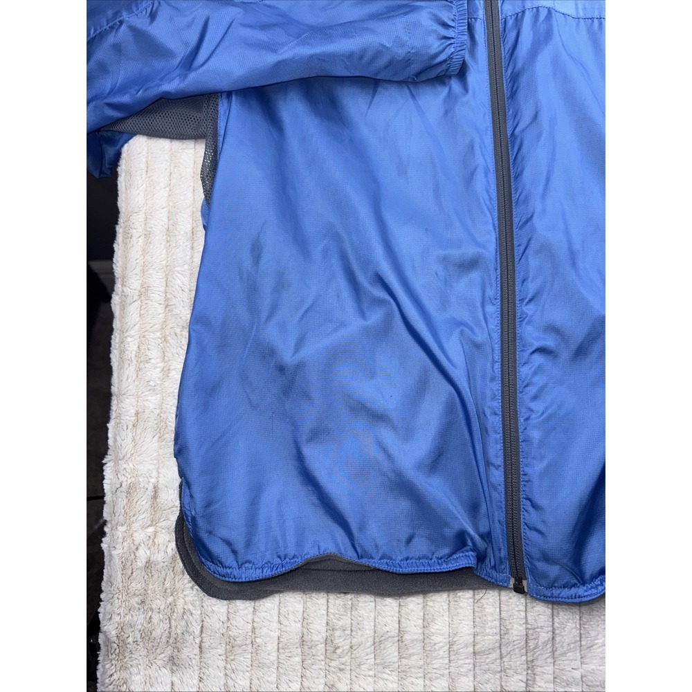 Marmot Women Windbreaker Fleece Line Jacket Full Zip Lightweight Blue Coat Large - Picture 3 of 15